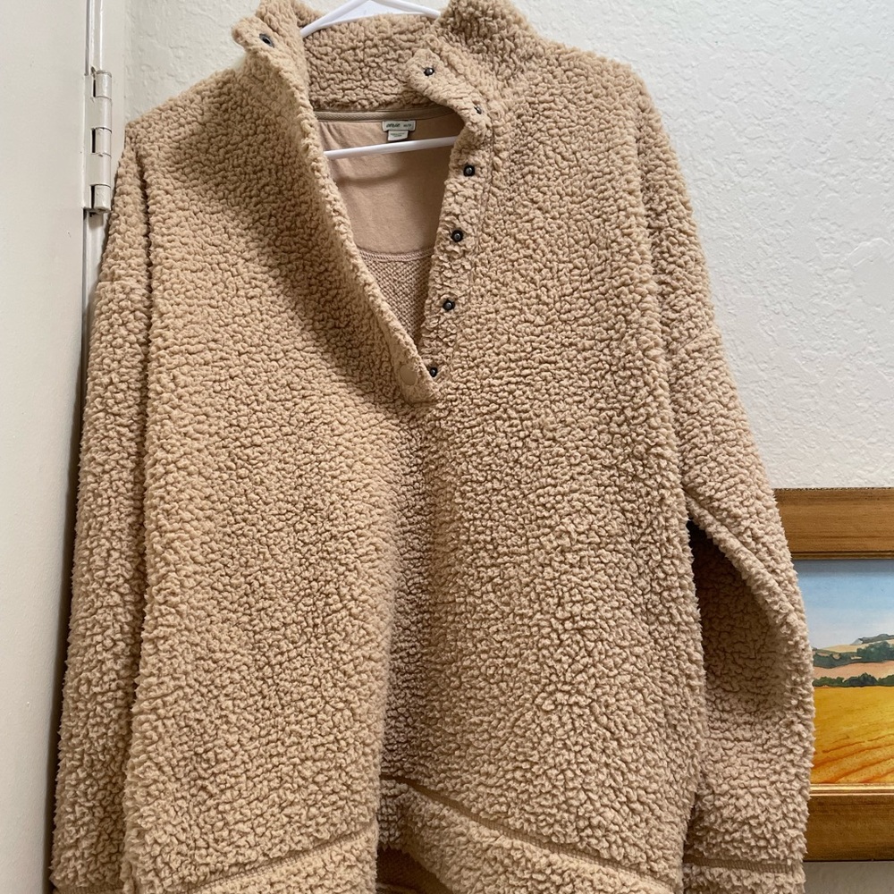Aerie Sherpa pull over sweater